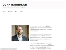 Tablet Screenshot of john.barrdear.com